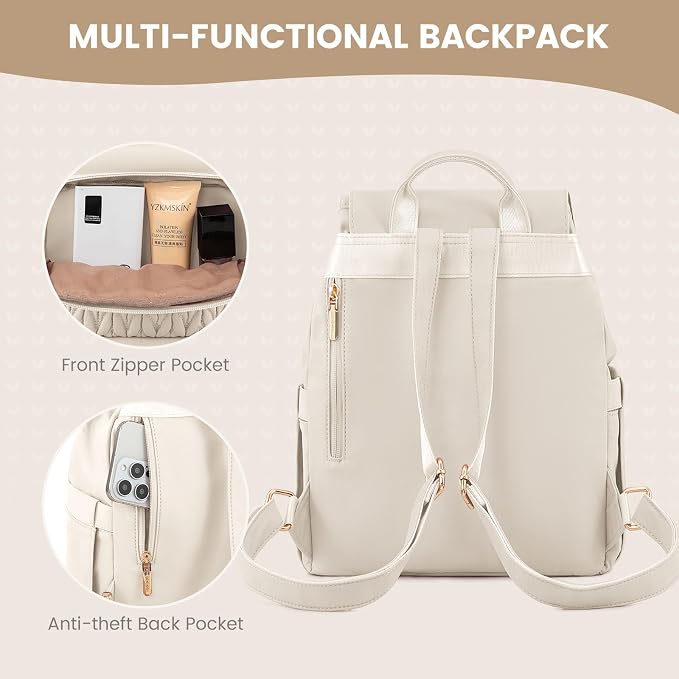LOVEVOOK Backpack Purse for Women, Small Backpack for Women for Travel Work - Image 5