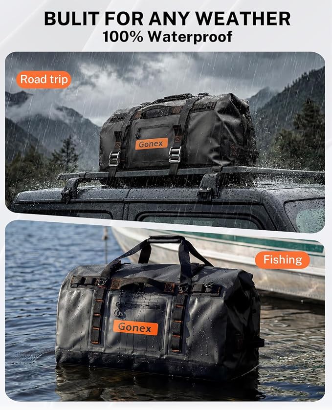 Gonex Waterproof Duffel Bag, 90L Heavy Duty Dry Duffle Bag - Image 3