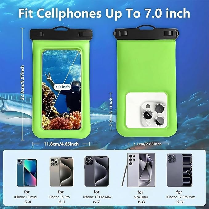 Floatable Soap Bubble Waterproof Phone Pouch Case - Image 3