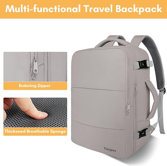 Taygeer Laptop Backpack Purse for Women, Backpack for College Essentials - Image 9