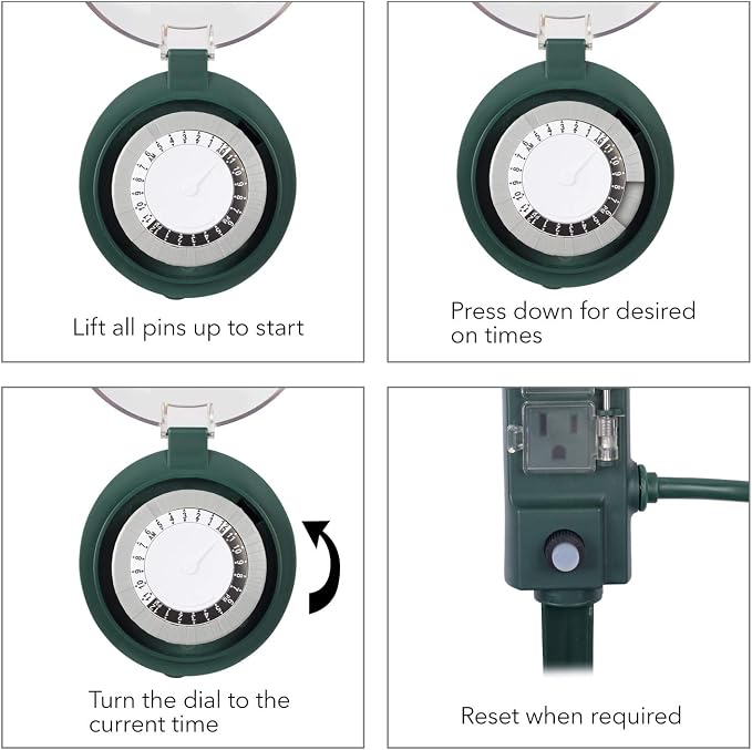 BN-LINK Outdoor Power Stake Timer - 6 ft Cord - Image 4