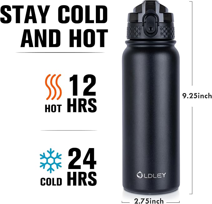 Oldley Insulated Water Bottle 20oz Water Bottles - Image 3