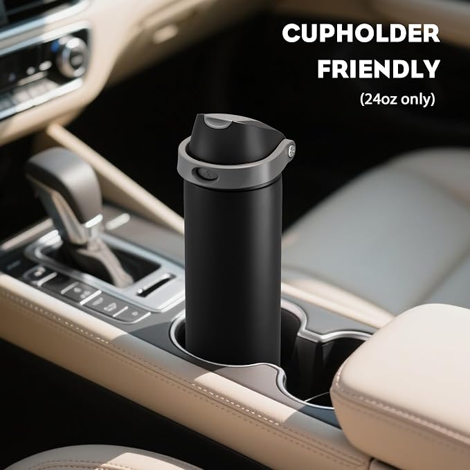 POWCAN 24 oz Insulated Water Bottle - Image 5
