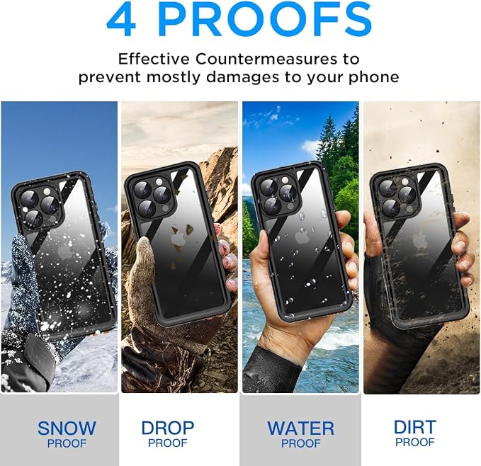 AICase for iPhone 16 Pro Case Waterproof - Image 5