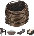 M METERXITY 1-Pack Wicker Repair Kit, 5mm x 33ft/10m Plastic Flat Rattan by MMETERXITY