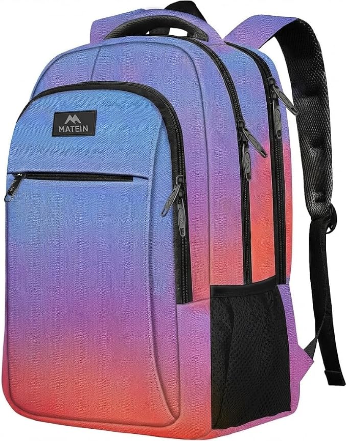 MATEIN Fashion Laptop Backpack 15.6 Inch, Anti Theft Slim Travel Backpack - Image 3
