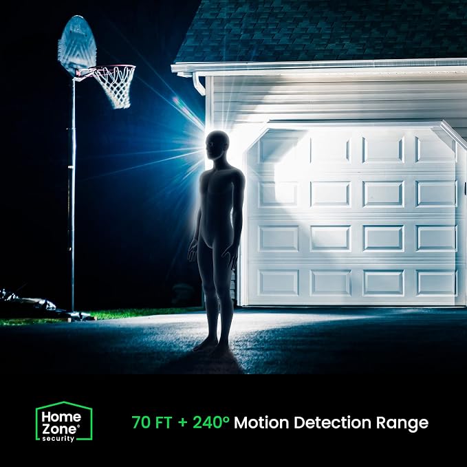 Home Zone Security 3500 Lumen LED Motion Sensor Light - Image 4