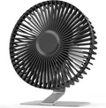 SLENPET 6 inch USB Small Desk Fan, 4 Speeds, Ultra-quiet, 90° Adjustment by SLENPET