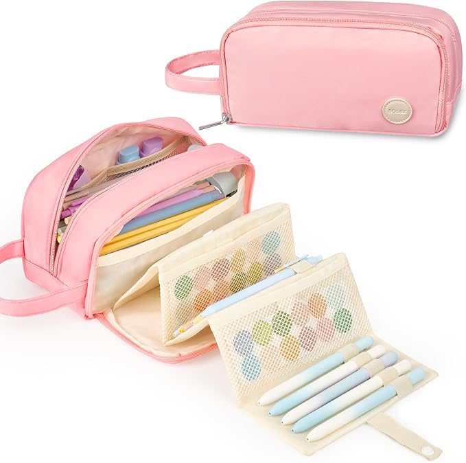 Sooez Pencil Case, Large Pencil Pouch Pencil Bag by Sooez