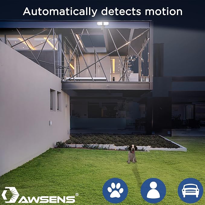 40W LED Security Lights Motion Sensor Light Outdoor, 180 Degree, 4000 LM - Image 4