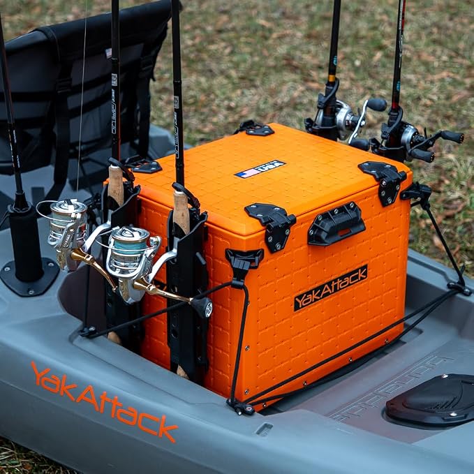 YakAttack BlackPak Pro 13" x 16" Kayak Fishing Crate - Image 7