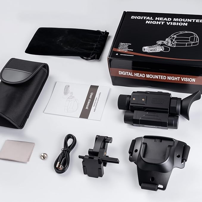 Head-Mounted Night Vision Monocular Digital Infrared Monocular - Image 5