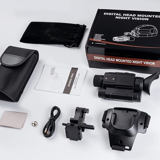 Head-Mounted Night Vision Monocular Digital Infrared Monocular - Image 4