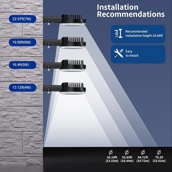 Olafus 170W LED Barn Light, Dusk to Dawn Outdoor Lighting - Image 7