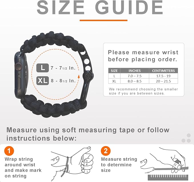 Savior Survival Gear Paracord Watch Band, Compatible - Image 4