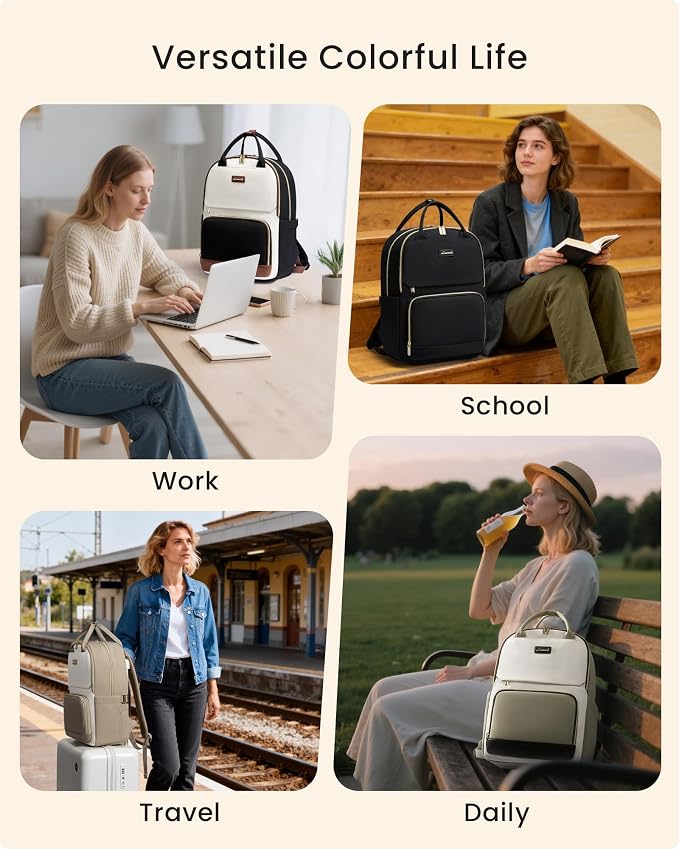 LOVEVOOK Laptop Backpack for Women - Image 7
