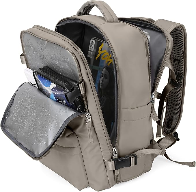 WONHOX Large Travel Backpack Carry on Flight Approved Laptop Work Business by WONHOX
