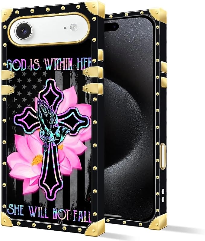 for iPhone 17 Air Case Luxury Golden Decoration - Image 2