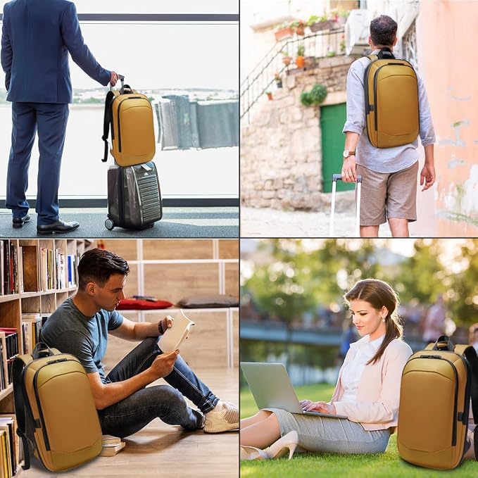 hk Business Backpack for Men 17 Inch, Slim & Expandable Waterproof Travel - Image 7