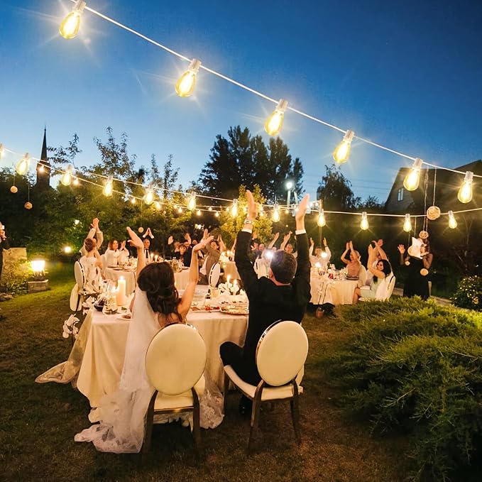 Larkvue 192FT LED Outdoor String Lights, Linkable Patio Light - Image 8