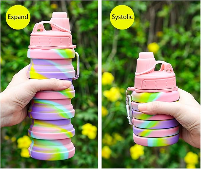 Collapsible Water Bottles Travel water bottle Sports Portable Sport Water - Image 2