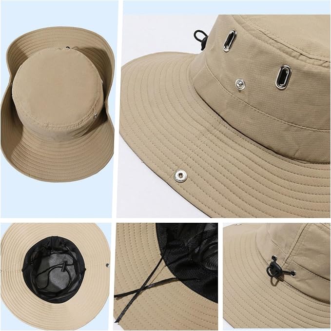 levayhill 25L Foldable Backpack & Bucket Hat 2 IN1 Combo, Lightweight packable - Image 5