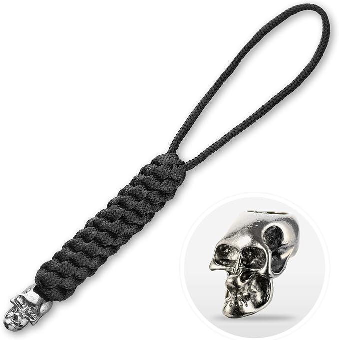 M-Tac Skull Knife Lanyard with Bead – Paracord Lanyard by M-Tac