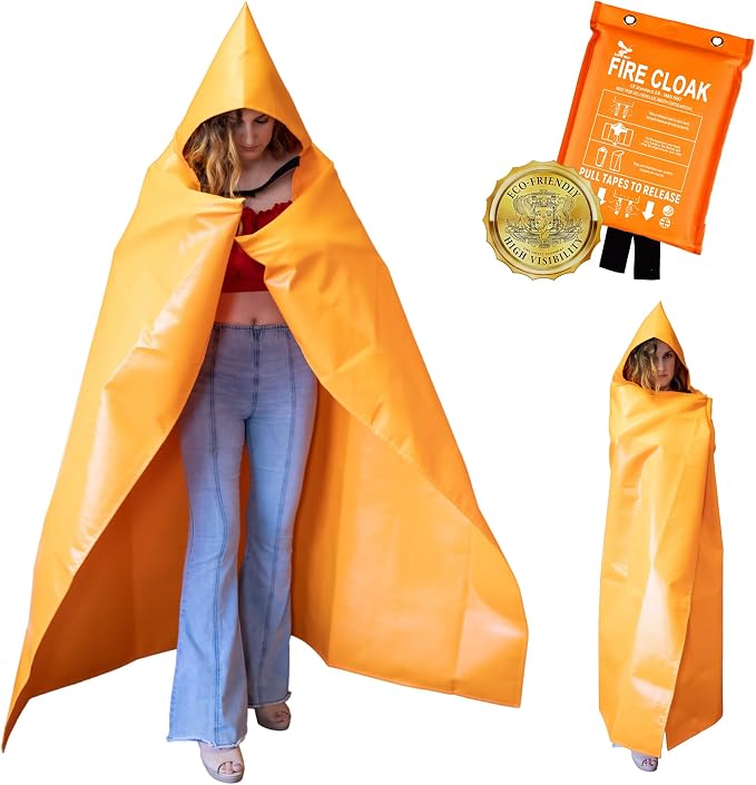 Supa Ant Fire Blanket -Certified 1500F Extra Thick, Glow in The Dark Fireproof by SupaAnt