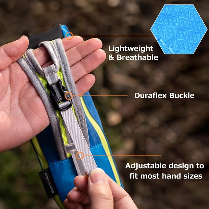 Azarxis TPU Soft Flask Collapsible Water Bottle Running Folding Gel Water - Image 4