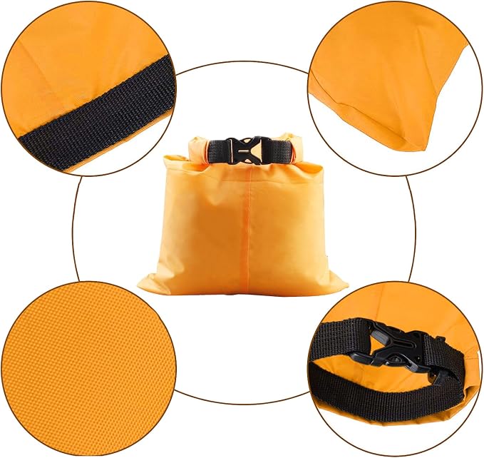 Pimoys 5 Pack Waterproof Dry Sacks, Lightweight Outdoor Dry Bags Ultimate Dry - Image 2