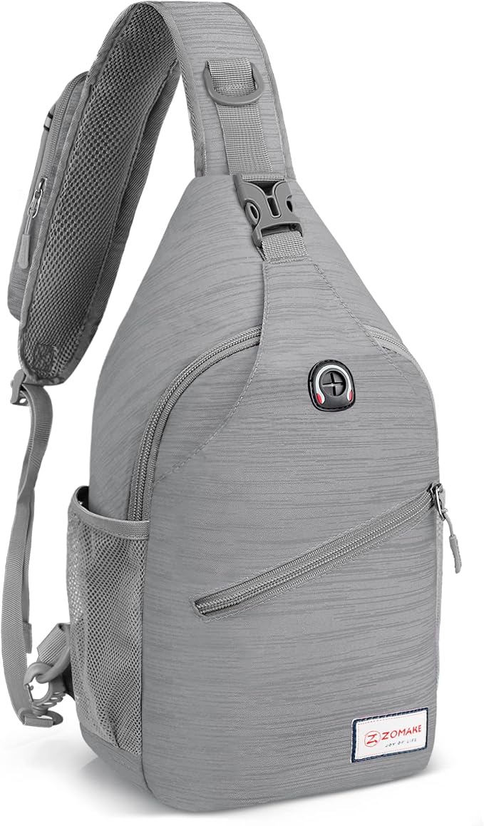 ZOMAKE Sling Bag, Small Crossbody Sling Backpack, Water Resistant Shoulder by ZOMAKE