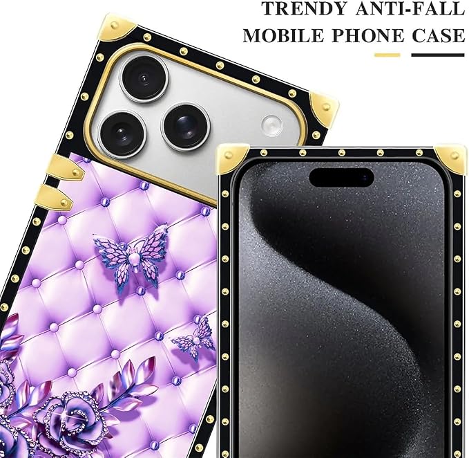 for iPhone 17 Pro Case Luxury Golden Decoration - Image 4