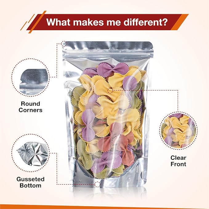 BELLE KR® 5x8 Mylar Bags Stand Up - Image 5