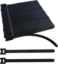 200 PCS 8 Inches Black Reusable Cable Ties, Adjustable Cord Straps, Cable by Unknown