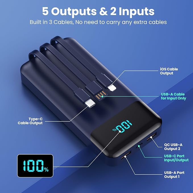Portable Charger Power Bank 40800mAh - Image 2