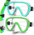 Bairuifu 2-Pack Snorkel Gear for Adults | Enhanced Anti-Fog & Anti-Leak by BAIRUIFU