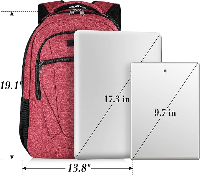 BIKROD Unisex Rose Laptop Backpack, Suitable - Image 4
