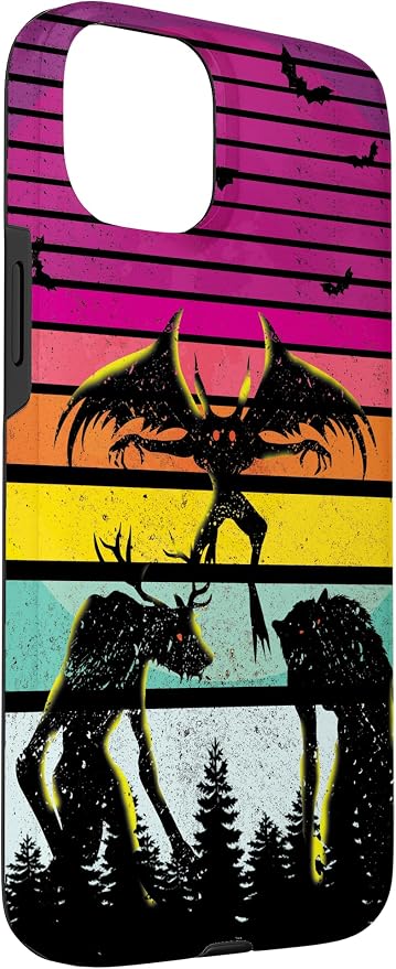 Cryptkin Cute Mothman Cryptid Map Case - Image 3