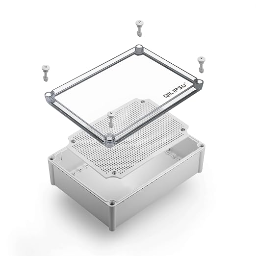 QILIPSU Outdoor Junction Box IP67 Waterproof Project Box ABS Plastic by QILIPSU