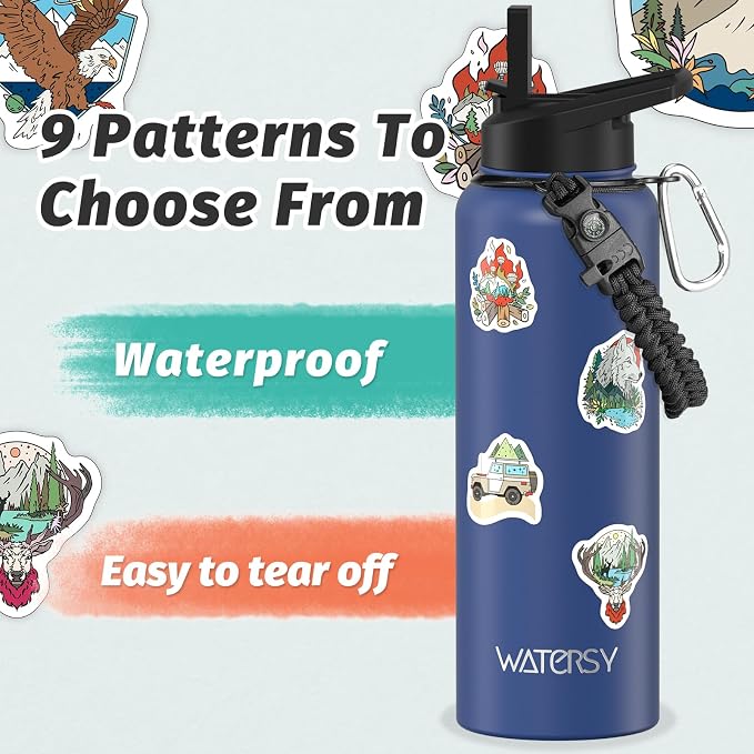 40oz Insulated Water Bottle, BPA Free&Leak Proof, Stainless Steel Water Flask - Image 4