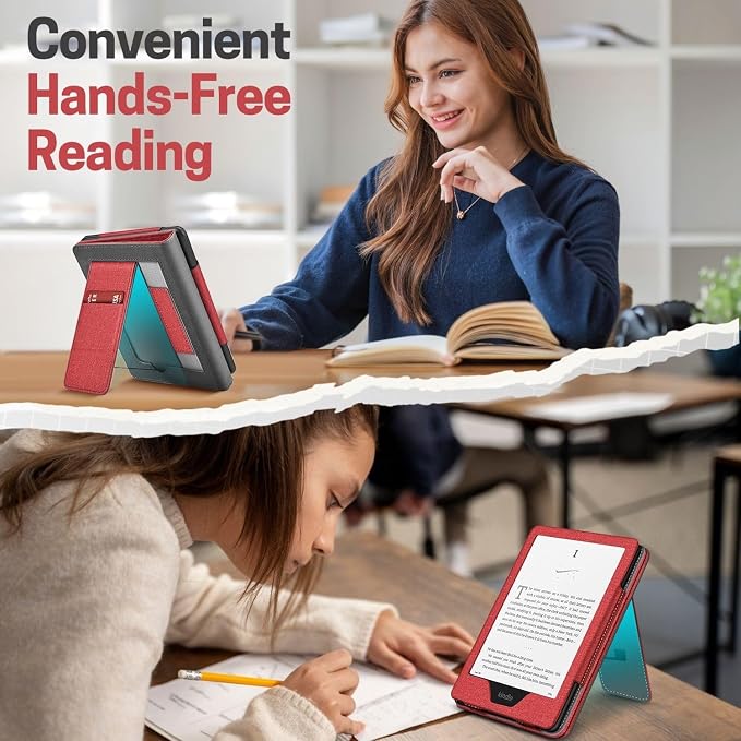 TNP Stand Case with Strap for Kindle Paperwhite 12th Gen 2024 / Kindle - Image 7