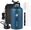 Insulated Water Bottle 64 oz, Triple Wall Vacuum Stainless Steel Water Bottles by Sendestar