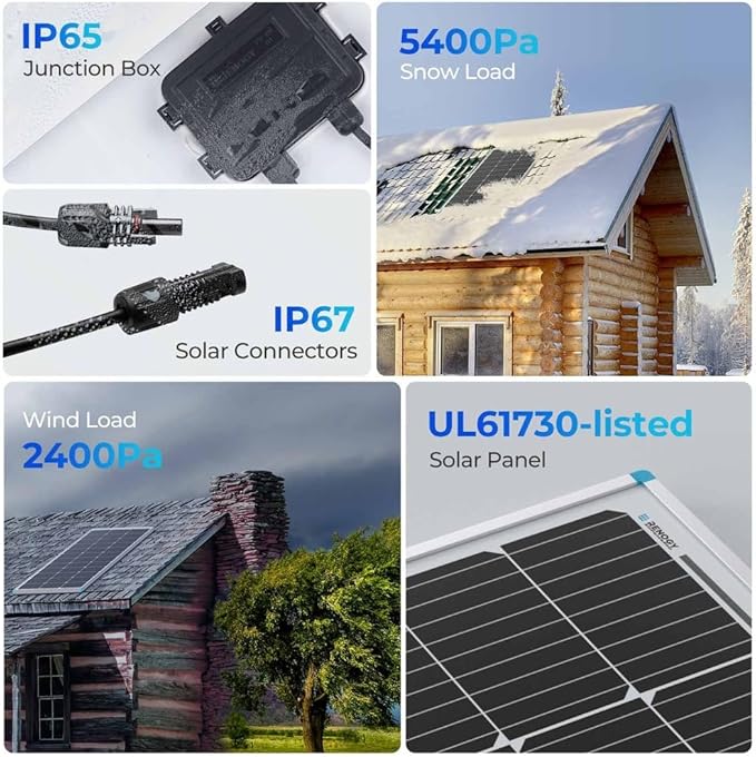 Renogy 100W 12V Solar Panel Starter Kit, 100 Watt Monocrystalline Solar Panel - Image 4