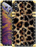 Compatible with iPhone Xs Max Case, Seamless Gold Chain Leopard Luxury Golden by Unknown