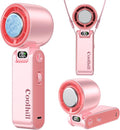 Handheld Portable Fan with Ice Cooler: 100-Speed 5500mAh Rechargeable Handheld by Unknown