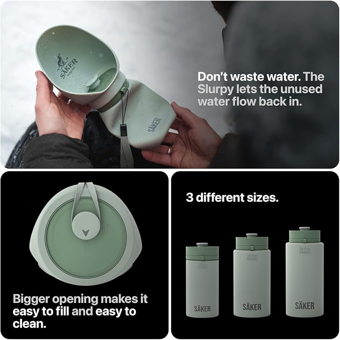 SÄKER Portable Dog Water Bottle, Collapsible Water Bottle - Image 6