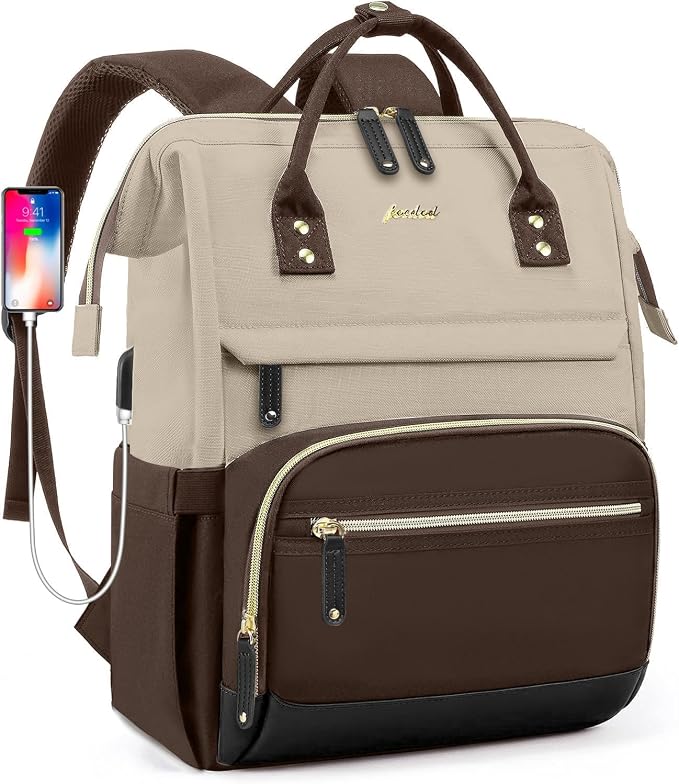 Laptop Backpack Women Work Bag: 15.6 inch Work Bookbag by FOCDOD