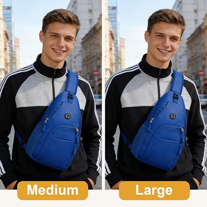 Pritent Crossbody Bags for Women Man, Waterproof Sling Bag Backpack Trendy - Image 6