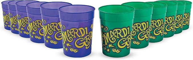 Fun Express Plastic Cups Reusable 12 Pack by FunExpress