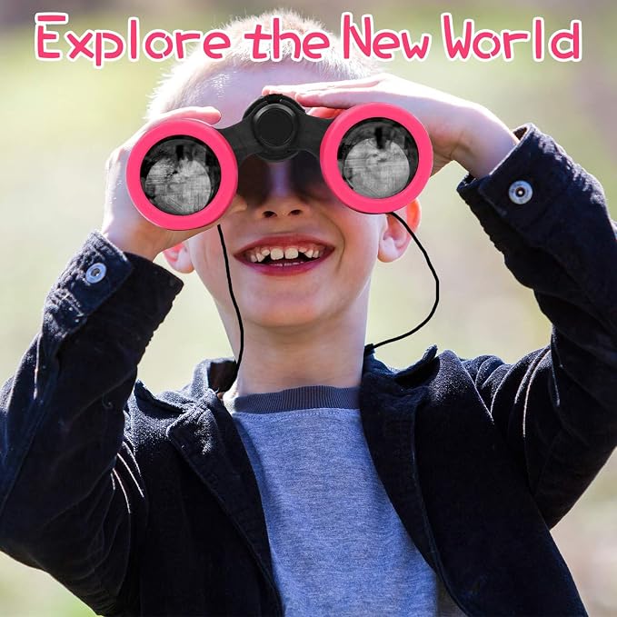 Scotamalone Kids Binoculars Shock Proof Toy Binoculars Set - Image 4